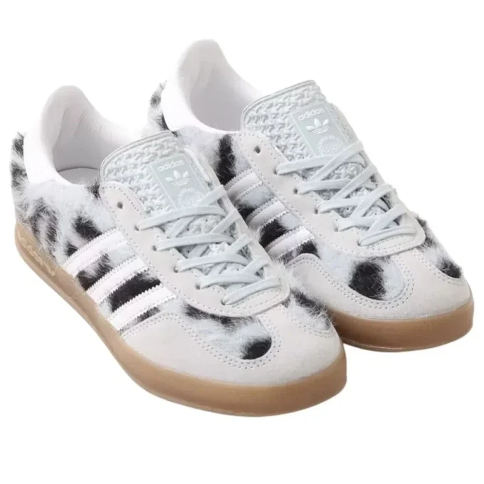 Adidas X Atmos Pink Gazelle Indoor ”Trinity Leopard Halo Blue”
