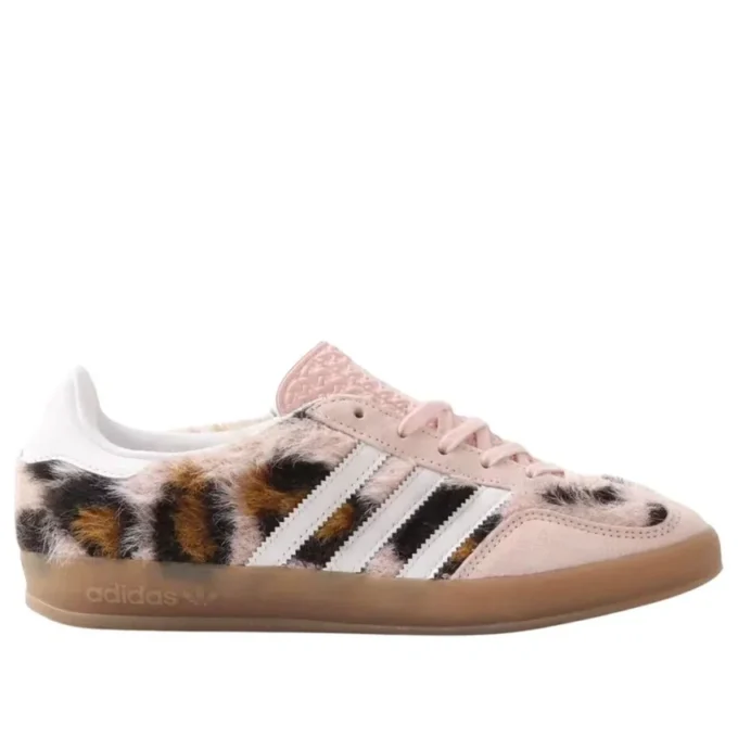 Adidas X Atmos Pink Gazelle Indoor ”Trinity Leopard Sand Pink”