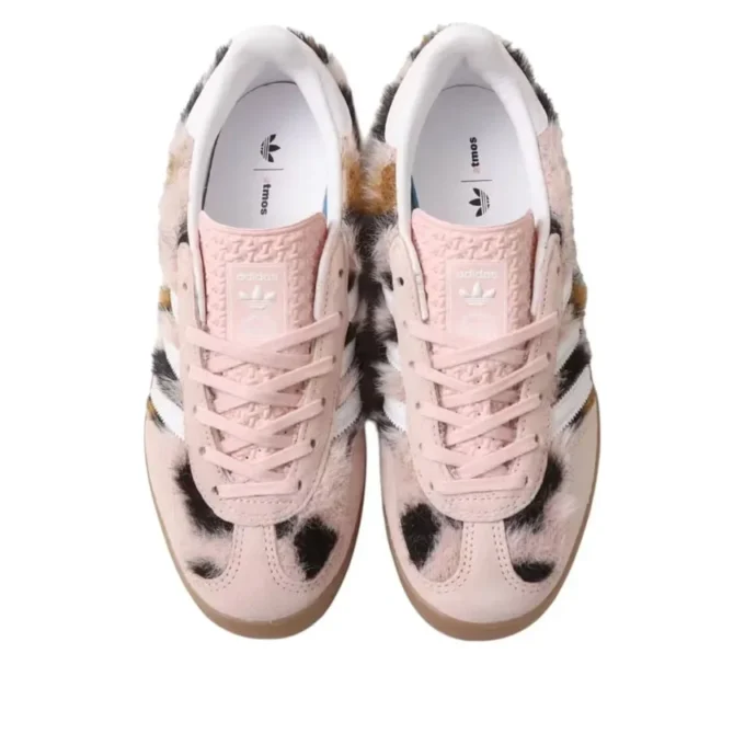 Adidas X Atmos Pink Gazelle Indoor ”Trinity Leopard Sand Pink”