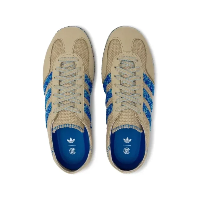 Adidas X Clot Gazelle ”Linen Khaki Blue Bird” Adidas X Clot Gazelle ”Linen Khaki Blue Bird”