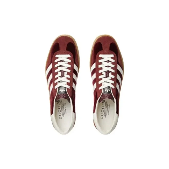 Adidas X Gucci Gazelle ”Burgundy Velvet”