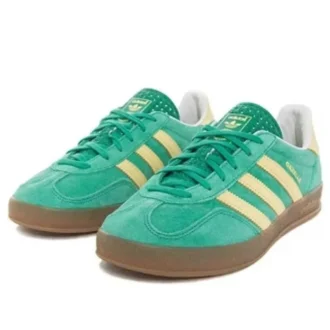 Adidasoriginal Gazelle Indoor ”Green Yellow Tan”
